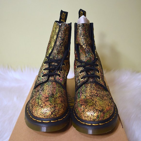 Dr. Martens | 1460 Pascal Metallic Leather Boots - Picture 3 of 16